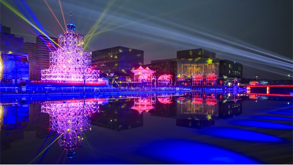 LED夜景燈光照明提高建筑藝術性